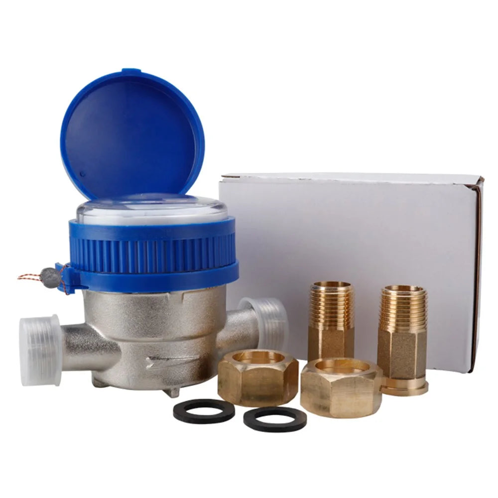 Household Water Meter Mechanical Rotary Wing High Precision Pointer Counter Measurement Tool - 1