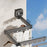 4 Section Retractable Folding Clothes Drying Rack Aluminum Alloy Balcony Window Space Saving Suction Cup Hanging Rack - Grey - 1