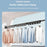 Folding Balcony Clothes Drying Rack 4 Sections Retractable Laundry Hanger for Window / Indoor - Tarnish - 5