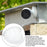 Security Camera Rain Cover Camera Sun Shield Outdoor Camera Protective Roof for Dome Type Surveillance Camera - 3