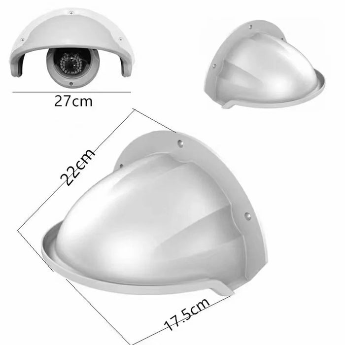 Security Camera Rain Cover Camera Sun Shield Outdoor Camera Protective Roof for Dome Type Surveillance Camera - 7