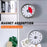 Stainless Steel Kitchen Timer Mechanical Countdown Clock for Baking / Cooking / Studying - White Base - 3