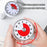 Stainless Steel Kitchen Timer Mechanical Countdown Clock for Baking / Cooking / Studying - White Base - 4
