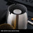 Stainless Steel Ashtray Anti-Fly Ash Shatterproof Thickened Ash Container Large Size with Lid - 7