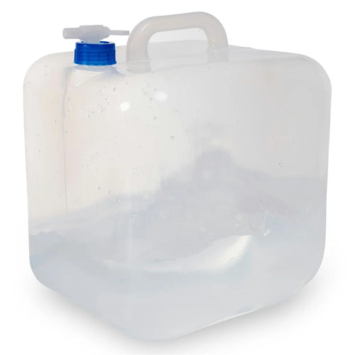 15L Collapsible Water Container with Tap Portable LDPE Water Bag for Emergency / Camping (BPA Free, with FDA) - 1