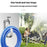 Garden Hose Holder 304 Stainless Steel Wall Mount Water Hose Hanger for Outdoor Yard Car Wash Faucet Storage Rack - 4