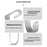 Garden Hose Holder 304 Stainless Steel Wall Mount Water Hose Hanger for Outdoor Yard Car Wash Faucet Storage Rack - 5