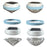 Solar Powered Floating Pool Light for Garden Pond Underwater Color Changing LED Lamp - Peach Shape - 3