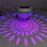 Solar Powered Floating Pool Light for Garden Pond Underwater Color Changing LED Lamp - Peach Shape - 7
