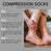 HOUKEA HK-B05-0048-01 1Pc Foot Care Socks Compression Support for Circulation Improvement / Ankle Protection - 4