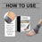 HOUKEA HK-B05-0048-01 1Pc Foot Care Socks Compression Support for Circulation Improvement / Ankle Protection - 6