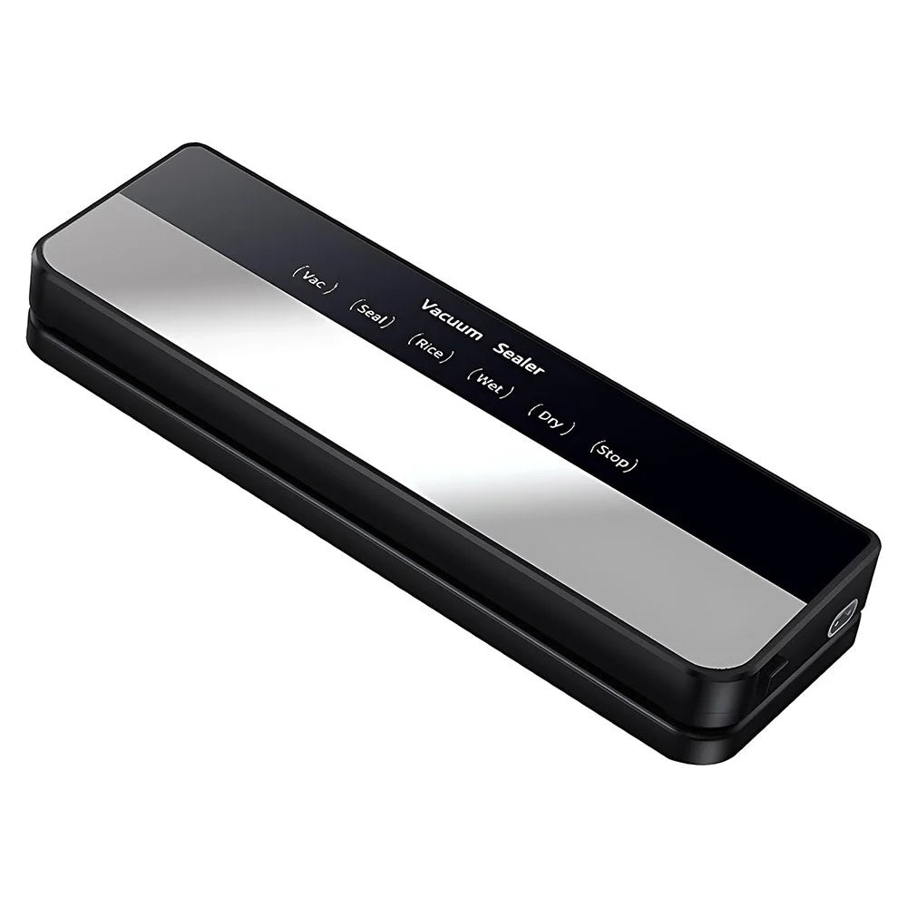 Home Kitchen Automatic Vacuum Sealer Dry Wet Food Packaging Machine with 30 Textured Bags - EU Plug - 1
