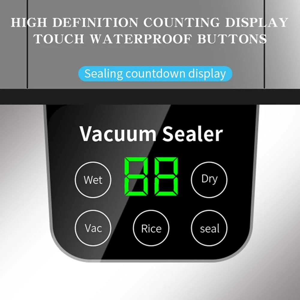 Home Automatic Vacuum Sealer Food Preservation Machine with 30 Vacuum Bags - EU Plug - 5
