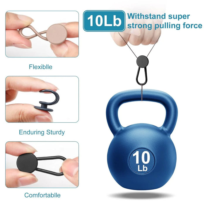 12Pcs / Set Button Extender for Jeans Free Sewing Silicone + Plastic Waist Extenders with Button - 2