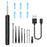 Smart HD WiFi App Connecting Visual Ear Pick Set Metal Integrated Ear Spoon, Upgraded Version - Black - 1