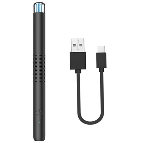 WiFi Visual Ear Cleaning Endoscope Earpick with LED Light Ear Wax Removal Tool - Black - 1