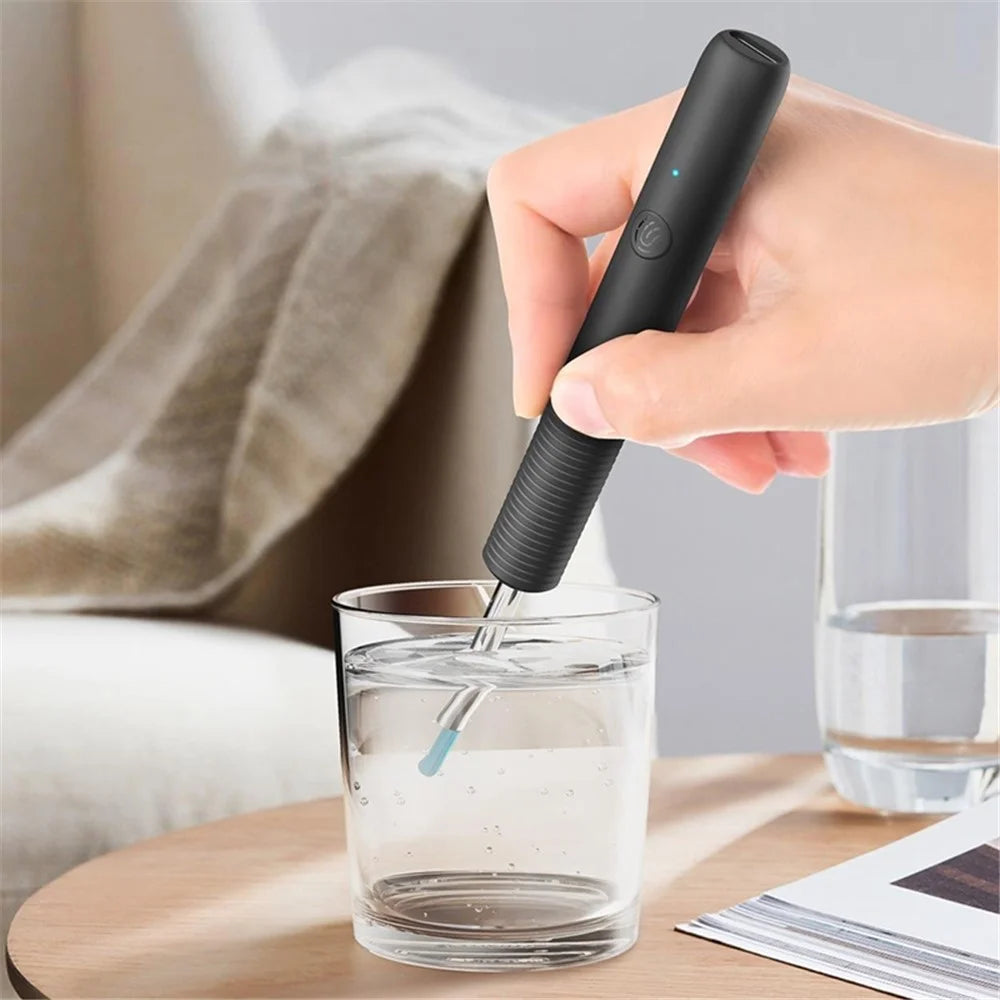 WiFi Visual Ear Cleaning Endoscope Earpick with LED Light Ear Wax Removal Tool with 8 Accessories - Black - 3