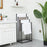 Standing Towel Rack Carbon Steel 4 Tier Hanging Rail Bathroom Balcony Storage Organizer - 3