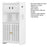 Bathroom Storage Cabinet Saving Space Multi-Tier Floor Standing Organizer with Doors - 6