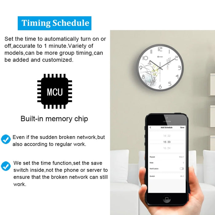 TY-DIY02 TUYA 2-Channel WiFi Smart Switch Relay Module Timing Function App Voice Remote Control for Amazon Alexa Google Assistant - 5