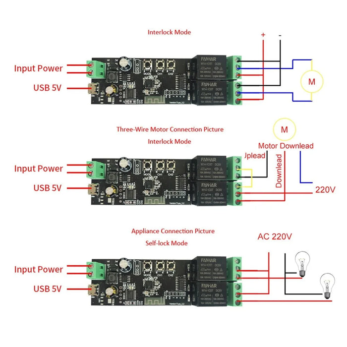 TY-DIY02 TUYA 2-Channel WiFi Smart Switch Relay Module Timing Function App Voice Remote Control for Amazon Alexa Google Assistant - 7