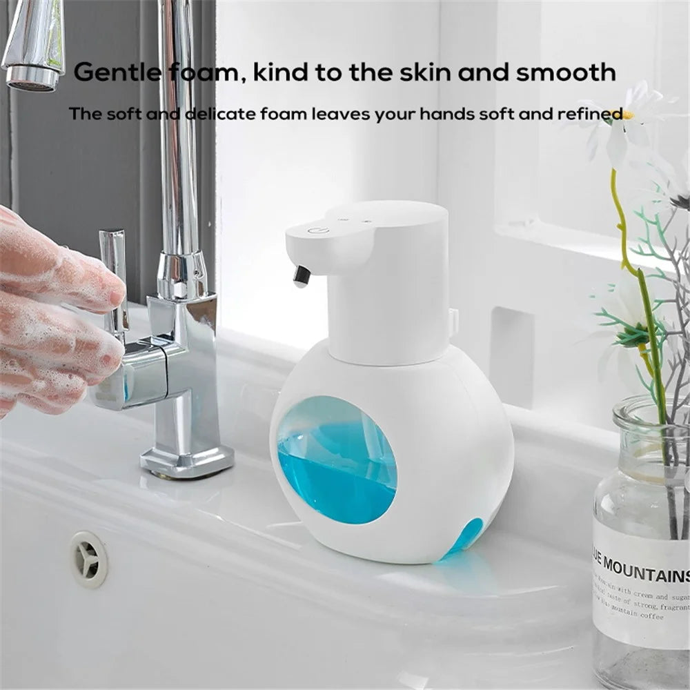 Automatic Liquid Soap Dispenser Touchless Infrared Sensor Hand Washing Machine - Foam Type / White - 5