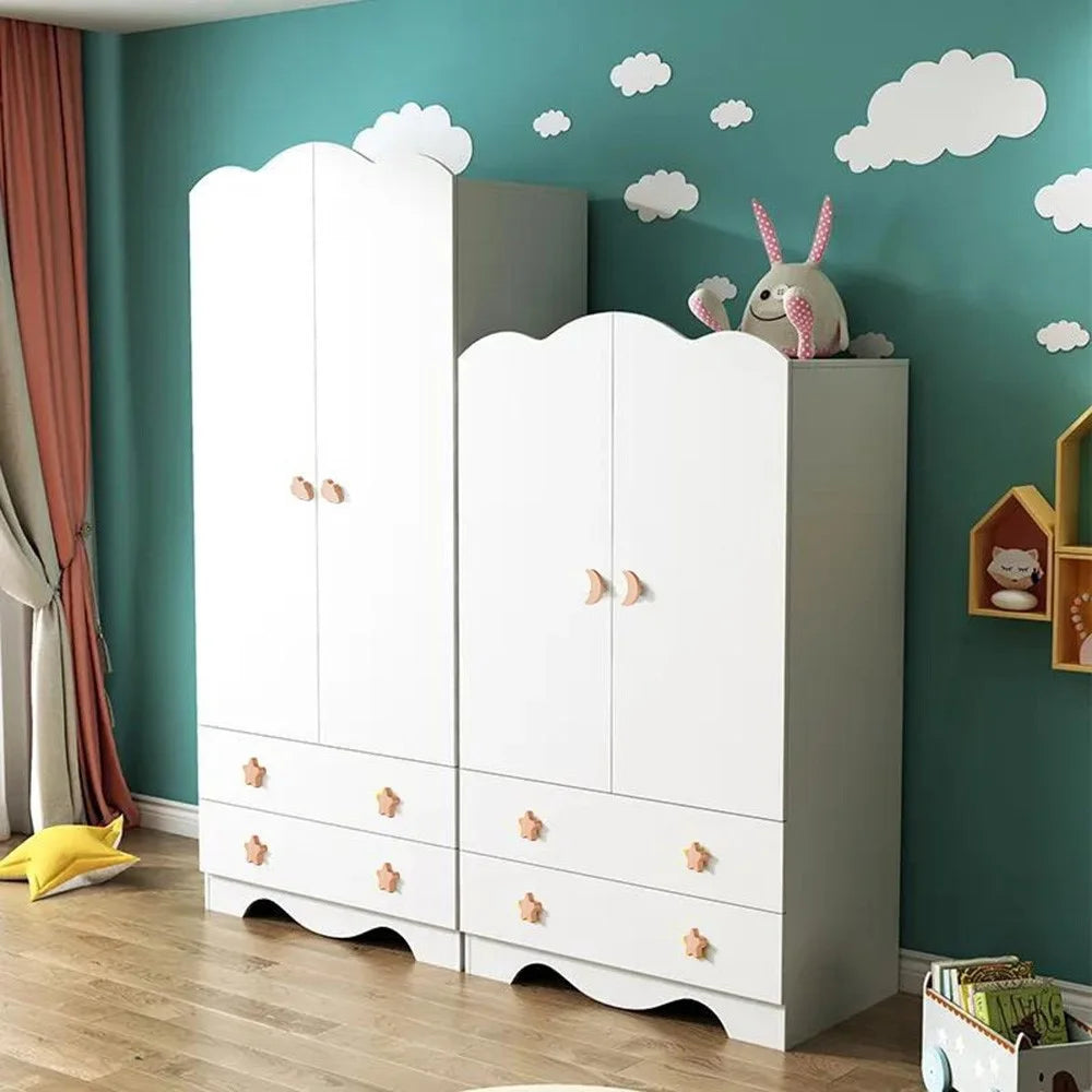 Cute Wooden Drawer Pulls Kids Room Closet Cabinet Cartoon Pattern Handles Decorative Hooks - Lion  /  M6 Nut - 6