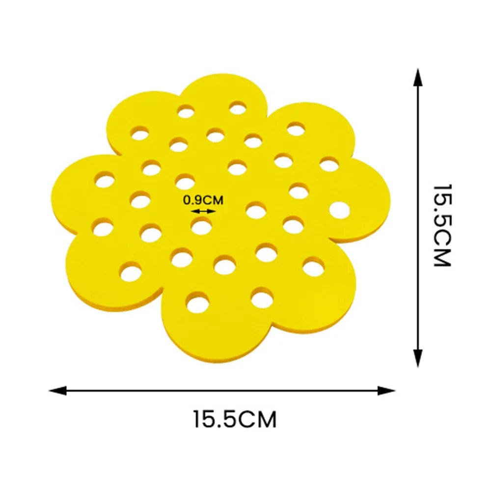 4Pcs / Set Floating Bee Island Butterfly Water Feeder Tray Insect Drinking Station for Outdoor Garden Decor - 6