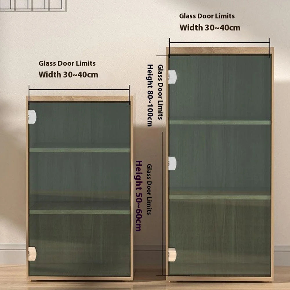 K845 Glass Door Hinge Punching Free Cabinet Hinge Clamp for Wine Cabinet / Pet Display Case 5-6mm Glass Thickness - 4
