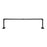 92.5x26.5cm Iron Pipe Clothes Rack Wall Mounted Heavy Duty Garment Hanging Bar Laundry Room Hanging Rod - 1