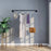 92.5x26.5cm Iron Pipe Clothes Rack Wall Mounted Heavy Duty Garment Hanging Bar Laundry Room Hanging Rod - 6