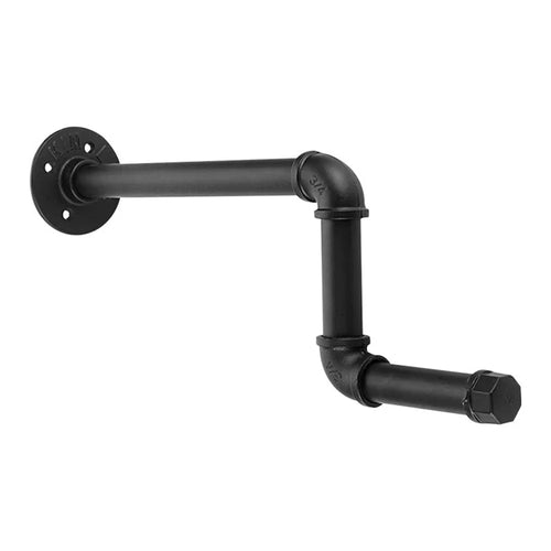 Retail Store Home Iron Pipe Clothing Hanging Bracket Wall Mounted Z-Shaped Clothes Display Rack - 1