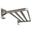 70cm Foldable Wall Mounted Drying Rack Balcony Aluminum Alloy Clothes Shoes Toys Hanger - Grey - 1