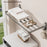 70cm Foldable Wall Mounted Drying Rack Balcony Aluminum Alloy Clothes Shoes Toys Hanger - Grey - 3