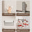 70cm Foldable Wall Mounted Drying Rack Balcony Aluminum Alloy Clothes Shoes Toys Hanger - Grey - 7