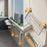 80cm Foldable Wall Mounted Drying Rack Balcony Aluminum Alloy Clothes Shoes Toys Hanger - Grey - 4