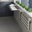 80cm Foldable Wall Mounted Drying Rack Balcony Aluminum Alloy Clothes Shoes Toys Hanger - Grey - 5