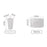 304 Stainless Steel Kitchen Knife Holder Utensil Organizer Draining Storage Rack with 1 Storage Bucket - 2