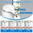 M10 Automatic Soap Dispenser Wall Mounted Touchless Sensor Electric Hand Wash Machine with Drain Cleaner - Liquid Drop Type - 3