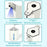 M12 360ml Automatic Soap Dispenser Wall Mounted Electric Foam Hand Wash Touchless Sensor - Beige / Foam Type - 7