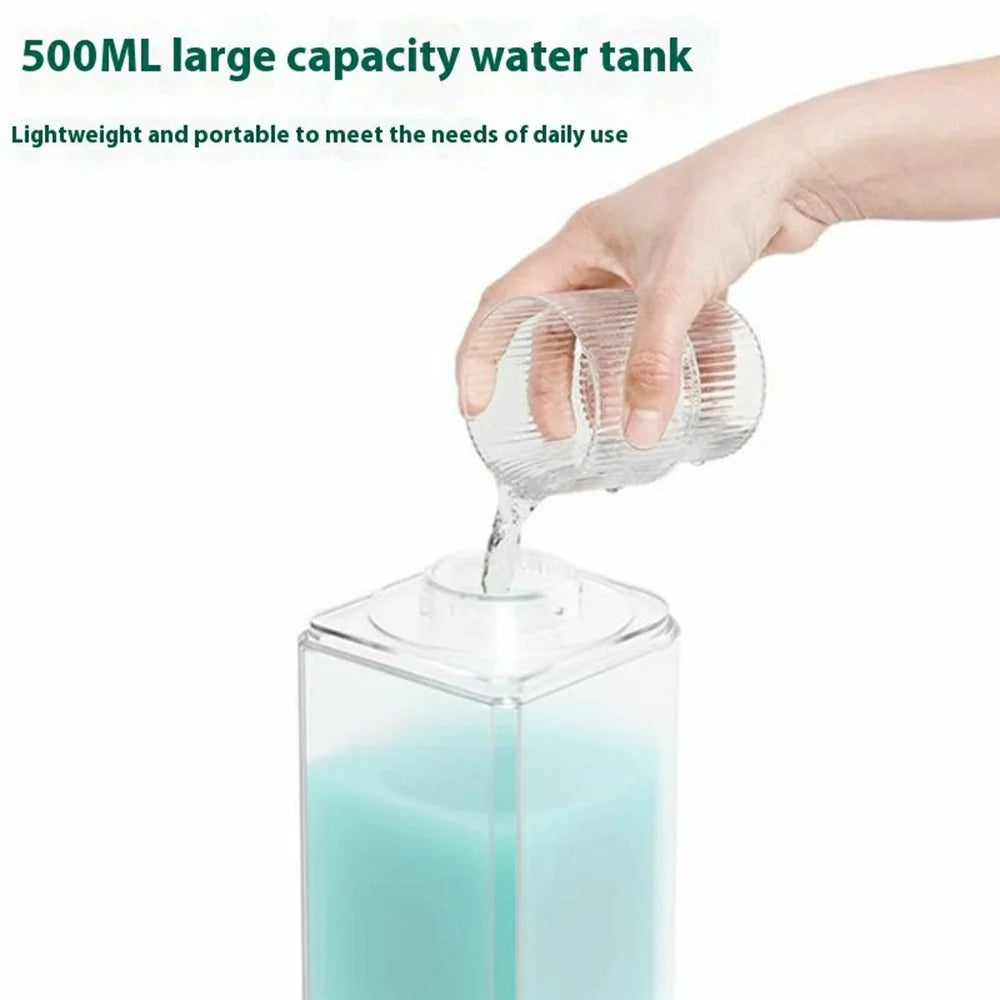 C1 500ml Automatic Soap Dispenser Wall Mounted Smart Electric Handwash Machine with Drain Cleaner - White / Foam Type - 4