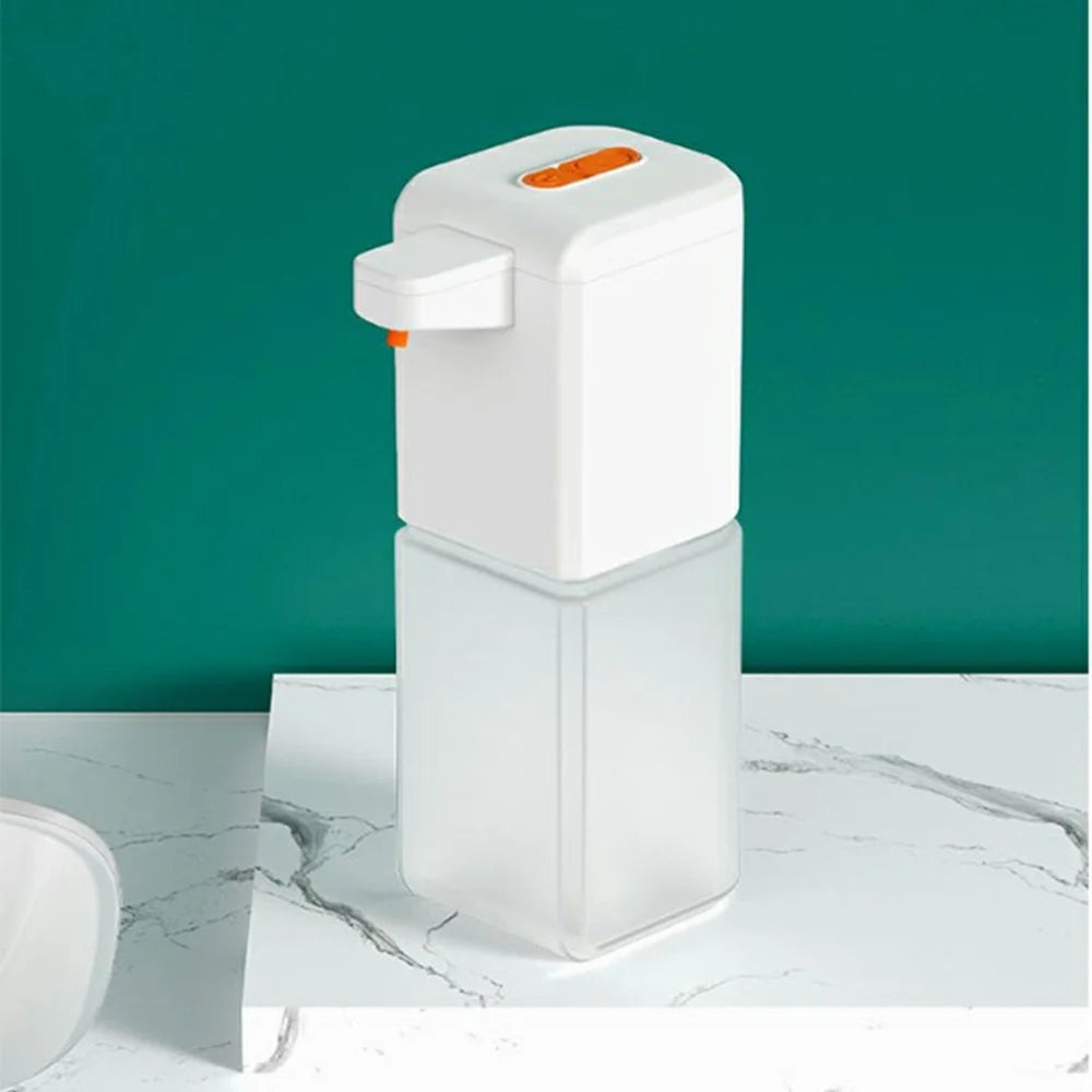 C1 500ml Automatic Soap Dispenser Wall Mounted Smart Electric Handwash Machine with Drain Cleaner - White / Foam Type - 7