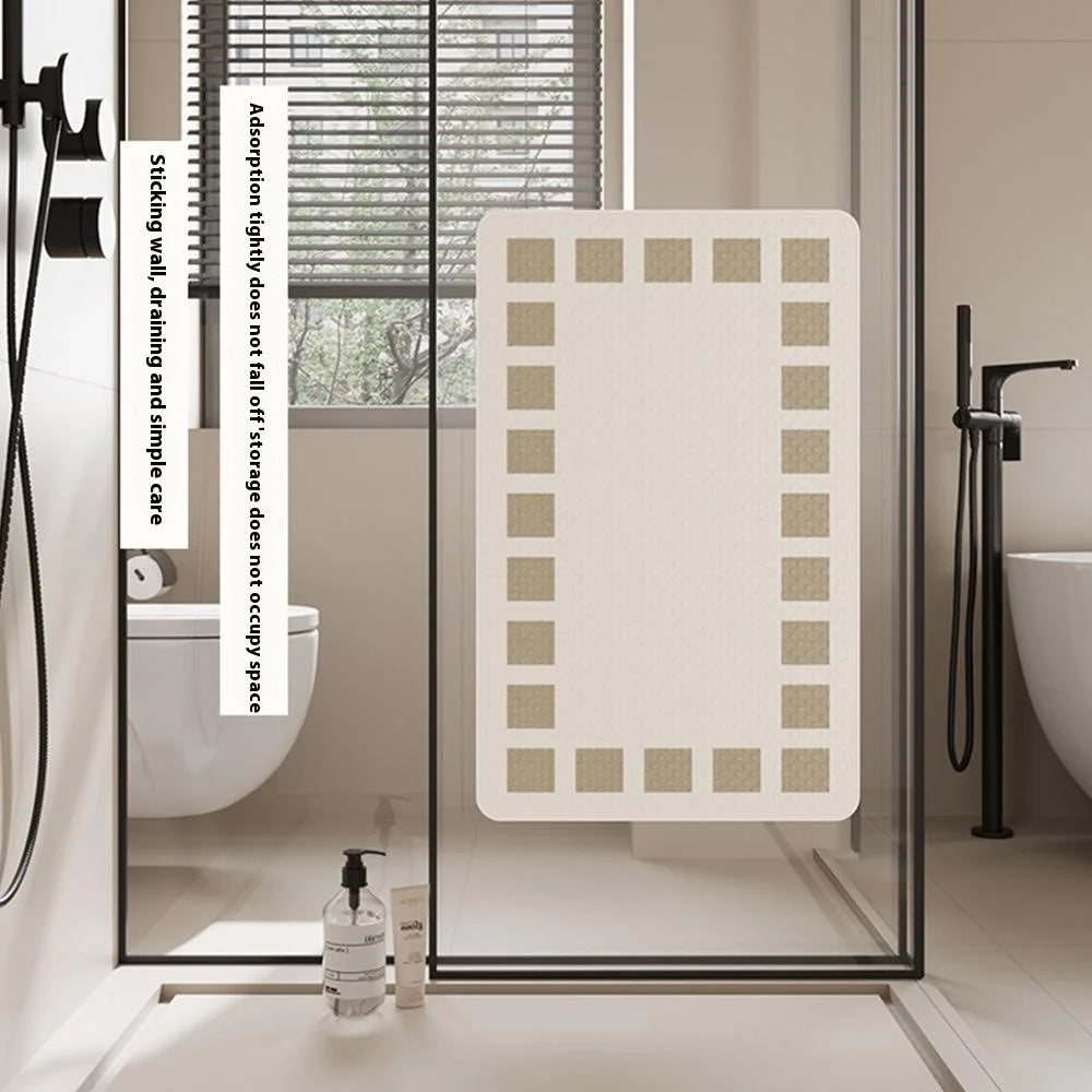 50 x 80cm For Bathtub Shower Non Slip Bath Mat Massage Dots PVC Bathroom Suction Cup Safety Pad - Coffee - 5