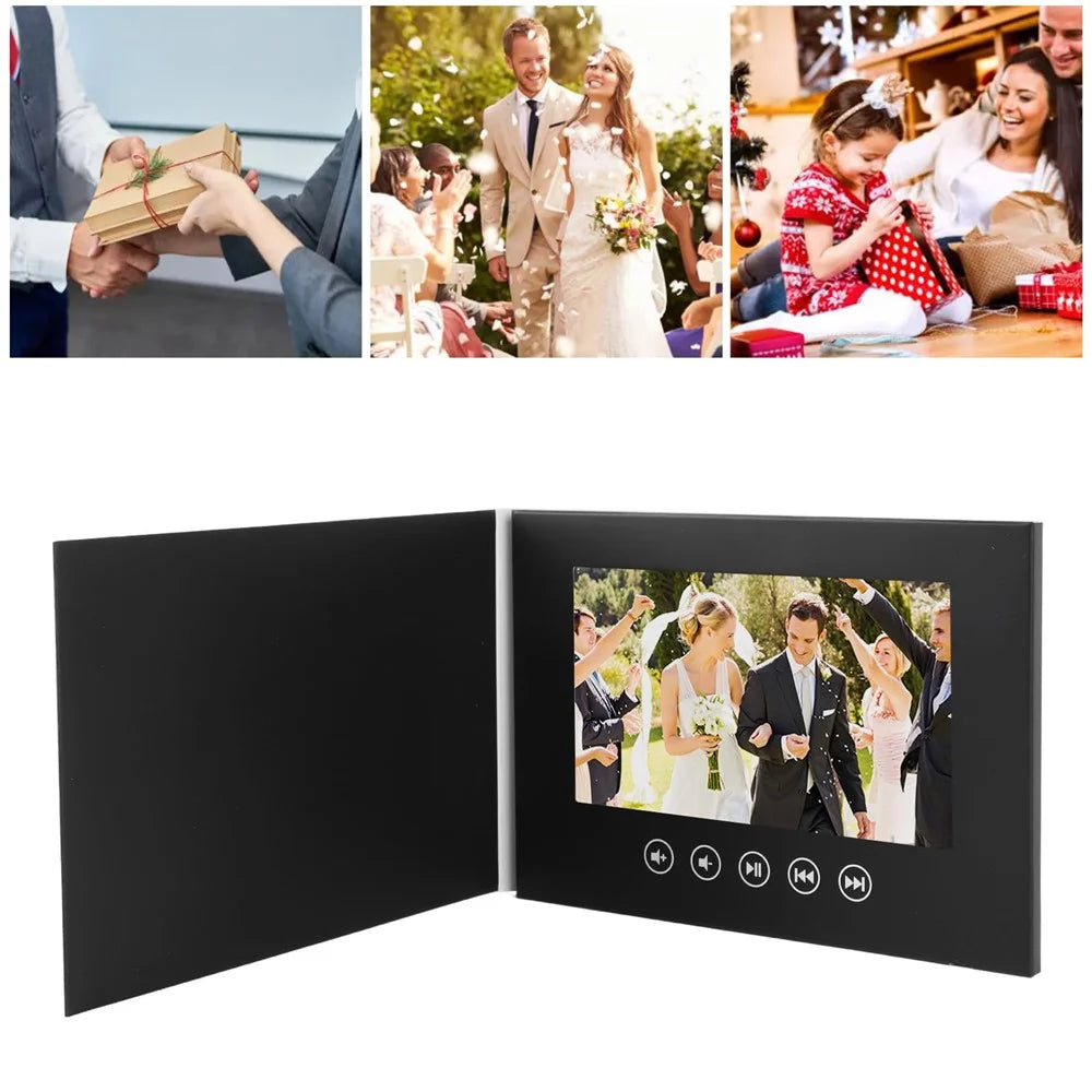 7 inch LCD Video Greeting Card Digital Promotional Player Electronic Card for Business Wedding Advertising - 5