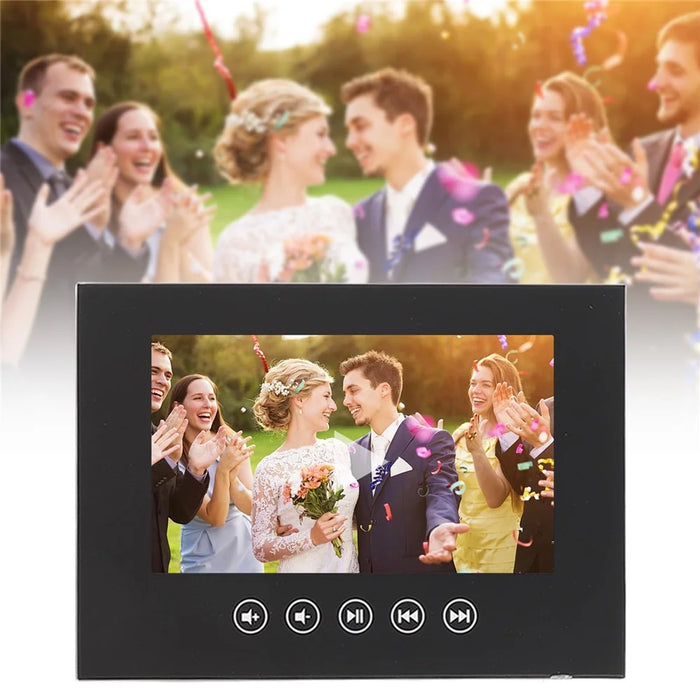 LCD 10 Inch Video Greeting Card Promotional Player Electronic Brochure for Business Promotion Weddings Advertising - Black - 4