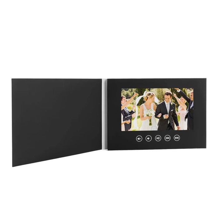 LCD 10 Inch Video Greeting Card Promotional Player Electronic Brochure for Business Promotion Weddings Advertising - Black - 6