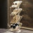 4 Tier PP + Stainless Steel Pipe Narrow Shoe Rack Easy Assembly Space Saving Storage Shelf - Transparent White - 1