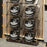 4 Tier PP + Stainless Steel Pipe Narrow Shoe Rack Easy Assembly Space Saving Storage Shelf - Transparent White - 4