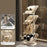 4 Tier PP + Stainless Steel Pipe Narrow Shoe Rack Easy Assembly Space Saving Storage Shelf - Transparent White - 5