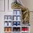 2 Layer No Installation Foldable Shoe Box Transparent Door Plastic Stackable Storage Container - 3
